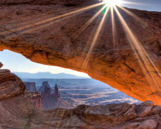 Livingwalls Fototapete «Mesa Arch Fels» DD106919