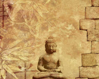 Livingwalls impression numérique «Buddha Figur» DD107269
