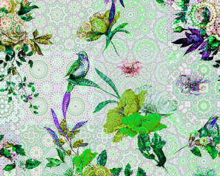 Kathrin und Mark Patel impression numérique «mosaic garden1» DD110192
