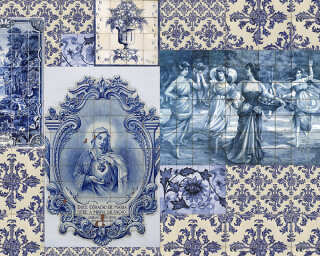 Kathrin und Mark Patel Photo wallpaper «azulejos 1» DD114019
