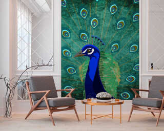 Livingwalls Photo wallpaper «Peacock» DD120046