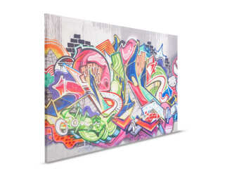 Livingwalls tableau sur toile «Graffiti» DD120279