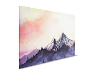 Livingwalls Canvas print «MountainPaint1» DD120293