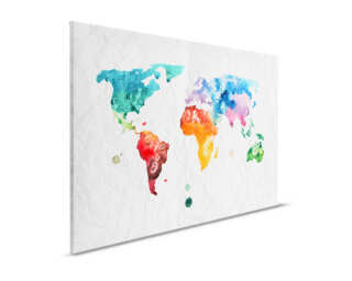 Livingwalls tableau sur toile «Colourf.World2» DD120337