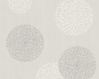 Livingwalls papier peint intissé «Graphique, Floral, beige, crème, métallique» P468820113