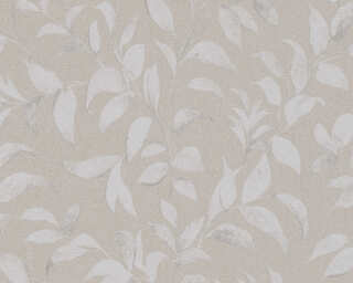 Livingwalls papier peint intissé «Floral, beige, gris, taupe» P492740005
