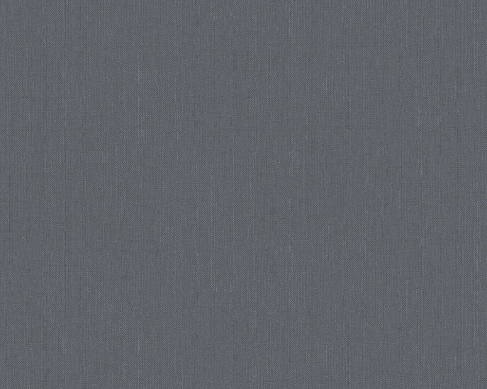 A.S. Création Wallpaper Uni, Black, Grey 211774