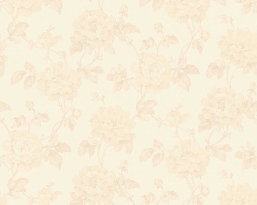 . Création Wallpaper «Floral, Beige, Cream» 373383