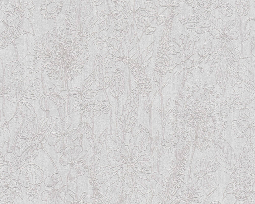 A.S. Création Wallpaper «Floral, Beige» 378341