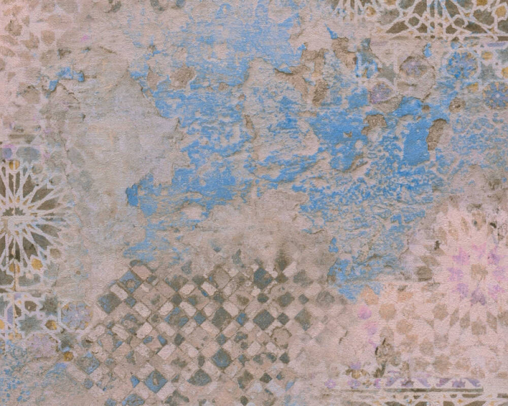 Livingwalls Wallpaper Beige, Blue, Brown 378581