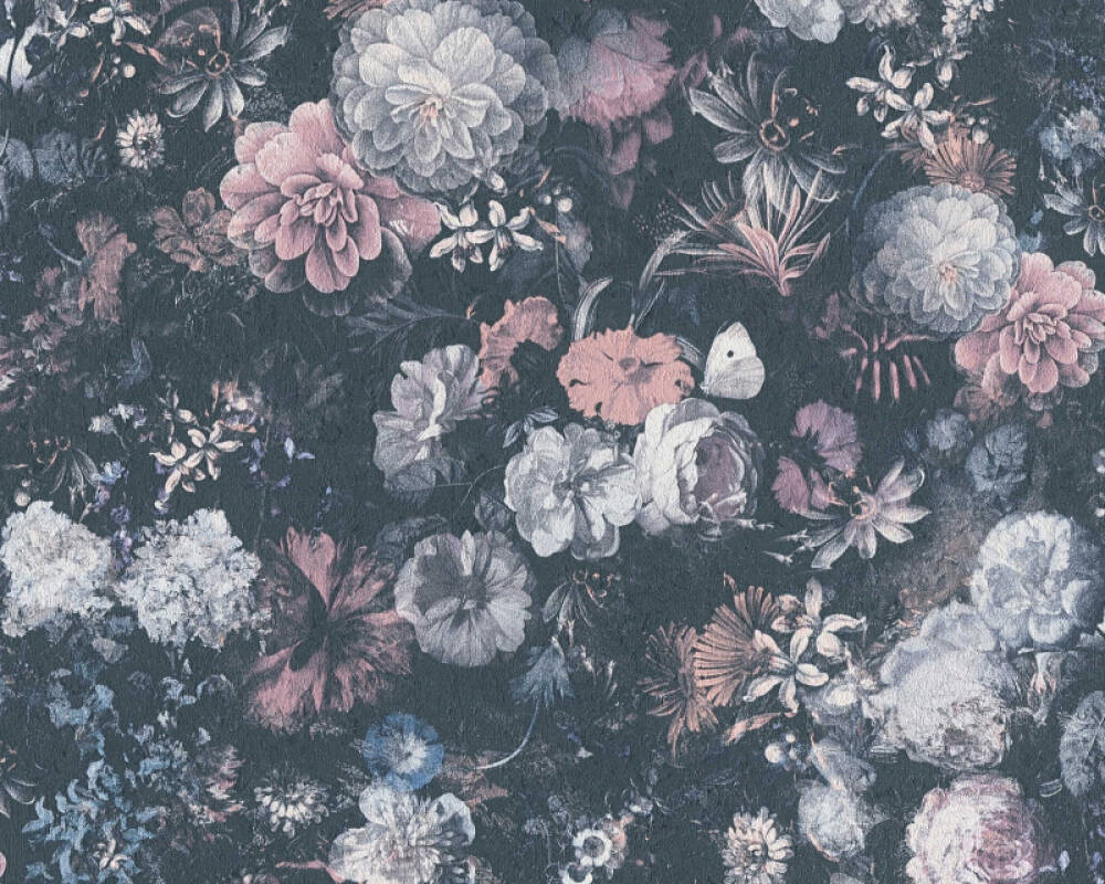 HD wallpaper: black and grey floral vector art, retro, pattern, dark,  ornament | Wallpaper Flare