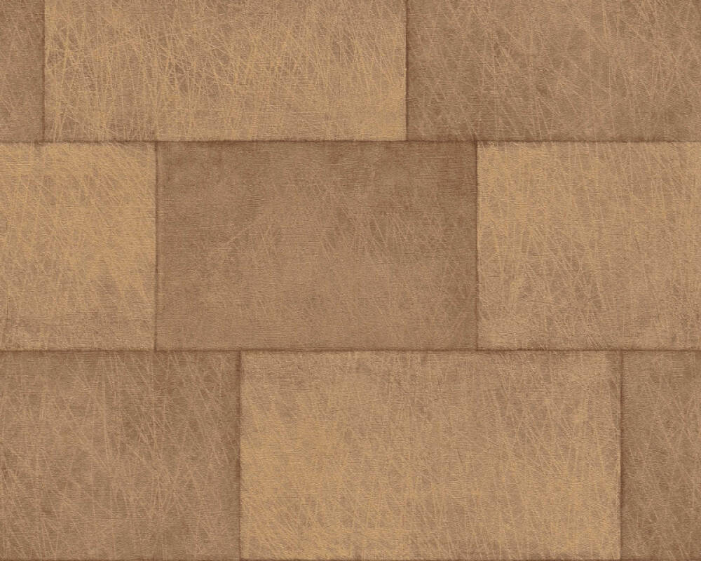 Livingwalls Wallpaper Tile, Brown, Orange 382014
