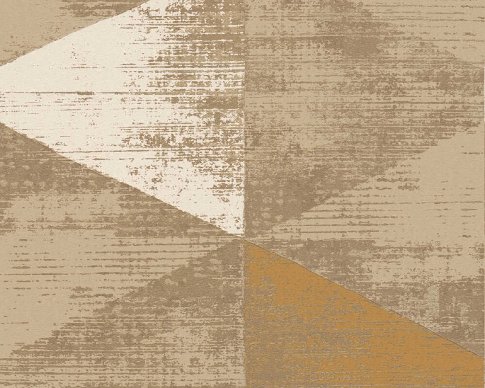 A.S. Création Wallpaper Graphics, Beige, Gold, Grey, Metallic 383536