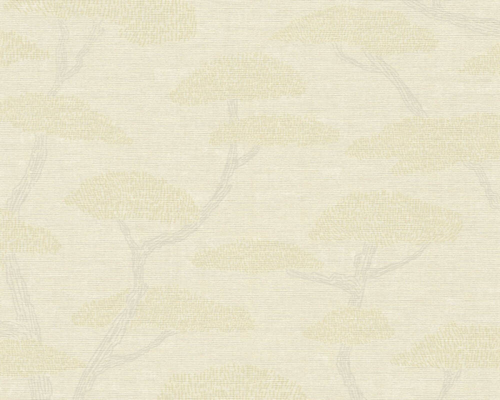 Private Walls Tapete Floral, Beige, Creme 387413