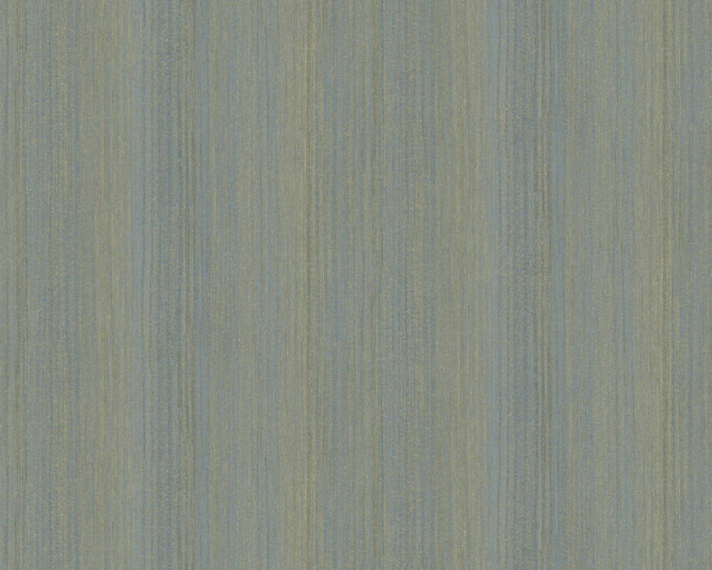 A.S. Création Tapete Streifen, Blau, Gold, Grün, Metallics 388495