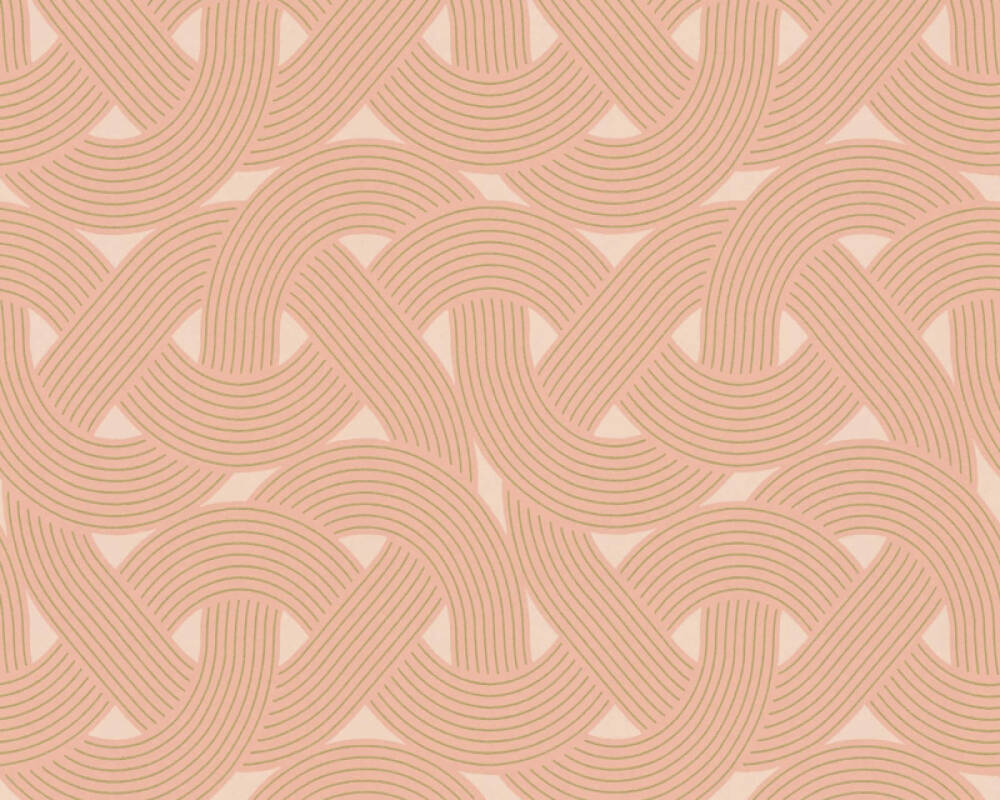 Architects Paper Tapete Grafik, Orange, Schwarz 391752