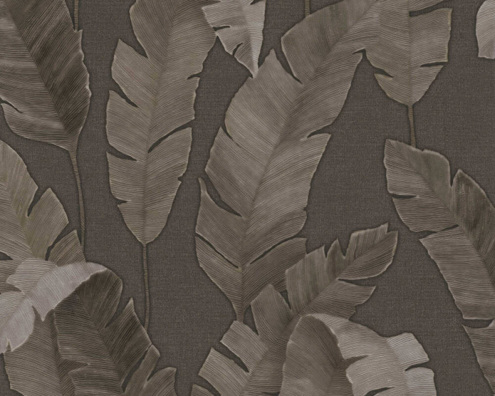 Livingwalls papier peint Floral, beige, gris, marron, taupe 392182