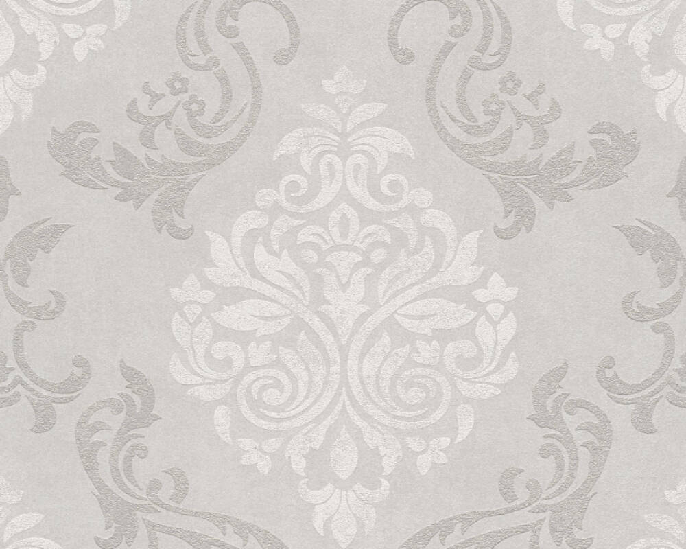Livingwalls Wallpaper Baroque, Beige, Cream, Metallic, Silver 953721