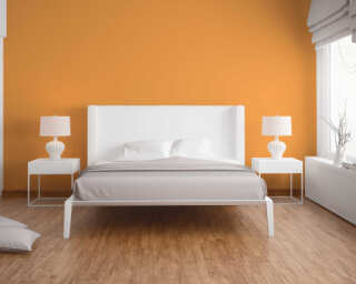 A.S. Création non-woven wallpaper «Uni, Orange» 309587