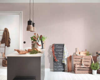 Livingwalls non-woven wallpaper «Uni, Pink» 373373