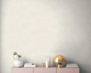 Livingwalls non-woven wallpaper «Uni, Cream, White» 374307