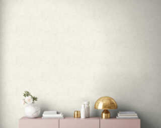 Livingwalls non-woven wallpaper «Uni, Cream, White» 374311
