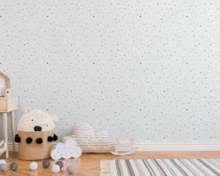 A.S. Création non-woven wallpaper «Child motif, Grey, Red, White» 381164