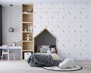 A.S. Création non-woven wallpaper «Beige, Brown, White» 381191