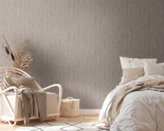Livingwalls non-woven wallpaper «Floral, Beige, Brown, Grey, Taupe» 386145
