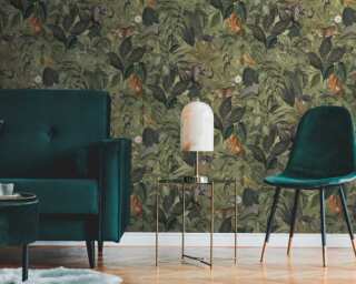 A.S. Création non-woven wallpaper «Floral, Green» 387243