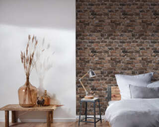 A.S. Création non-woven wallpaper «Stone, Brown, Grey» 388142