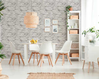 A.S. Création non-woven wallpaper «Stone, Grey, White» 388144