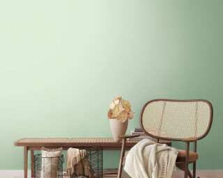 A.S. Création non-woven wallpaper «Uni, Green, Turquoise» 389034
