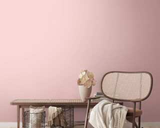 A.S. Création non-woven wallpaper «Uni, Pink» 389041