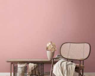 A.S. Création non-woven wallpaper «Uni, Pink» 389042
