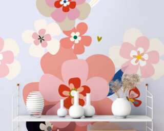 Livingwalls non-woven wallpaper «Floral, Colorful» 392081