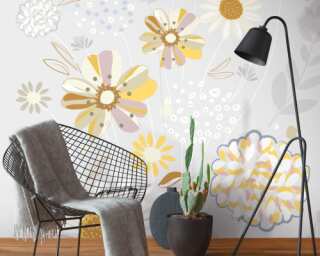 Livingwalls non-woven wallpaper «Floral, Colorful» 392101