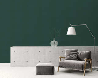 Livingwalls textured wallpaper «Uni, Green» 396555