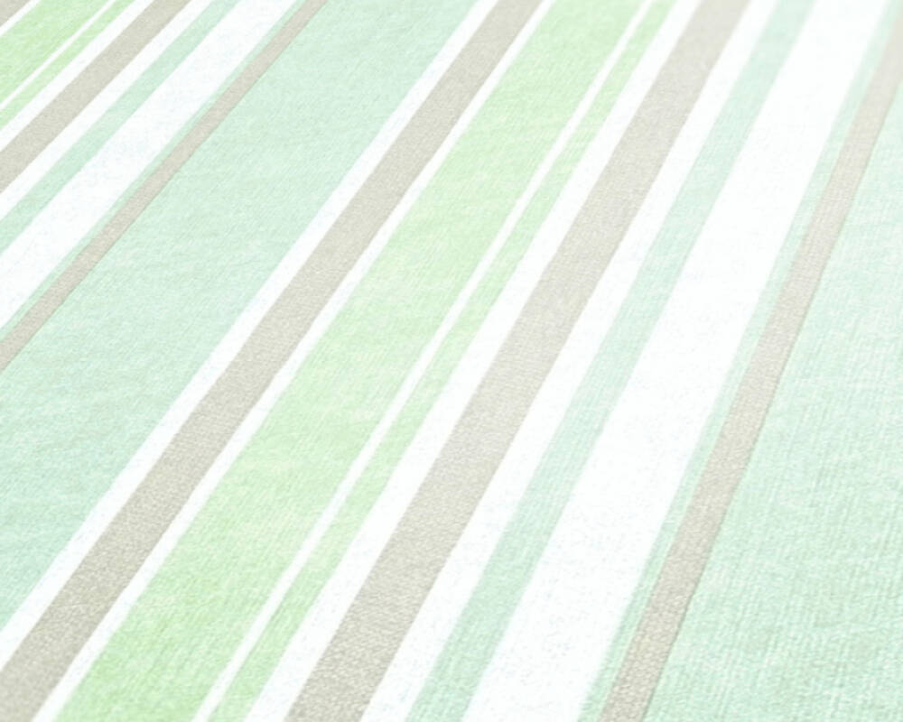 Horizontal pastel multicolor striped design wallpaper  TenStickers