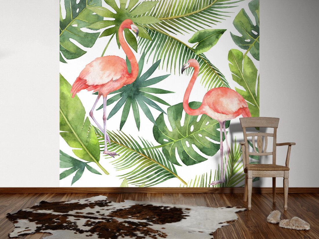 . Création Photo wallpaper «Flamingo 1» DD116612
