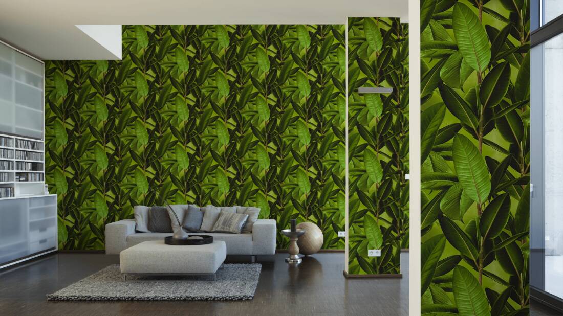 . Création Wallpaper «Jungle, 3D, Brown, Green» 362011
