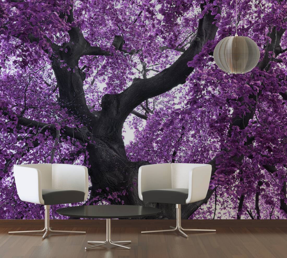 Livingwalls Photo wallpaper «Purple tree» 036590